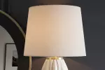 Stolní lampa ELEGANCIA 65 CM bílá keramika