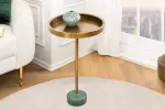 Odkládací stolek TRAYFUL 60 CM zelený mramor