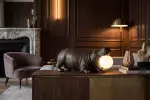Stolní lampa HIPPO 45 CM černá