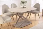 Jídelní stůl INCEPTION GREIGE 130-190 CM travertin rozkládací