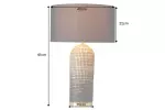 Stolní lampa ZEA 60 CM černá