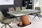 Jídelní stůl ELEMENTS TAUPE GREY 180-260 CM keramika rozkládací