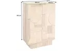 Barová skříň ART DECO WHITE 140 CM masiv mango