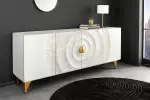 Komoda GOLDEN SUNSET 180 CM bílá masiv mango