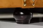 Pohovka CHESTERFIELD 3M 205 CM tmavě žlutá samet Pohovka CHESTERFIELD 3M 205 CM tmavě žlutá samet