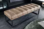 Lavice PETIT BEAUTE 110 CM taupe mikrovlákno