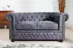 Pohovka CHESTERFIELD 2M antik šedá