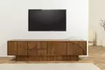 Televizní stolek ART DECO BROWN 200 CM masiv mango