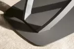 Jídelní stůl INCEPTION TAUPE 130-190 CM keramika rozkládací