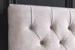 Postel CHESTERFIELD LUX 180x200 CM šampaňská samet