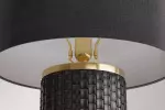 Stolní lampa ELEGANCIA 70 CM černá/černá keramika