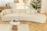 Pohovka ATELIER XXL 330 CM béžová colin bouclé