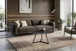 Konferenční stolek MARVELOUS ANTRACIT 90 CM keramika Konferenční stolek MARVELOUS ANTRACIT 90 CM keramika