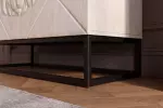 Vysoká komoda LION 3D 120 CM krémová masiv mango Vysoká komoda LION 3D 120 CM krémová masiv mango