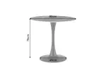 Bistro stůl LYON AURORA ORO 80 CM keramika