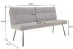Stolová lavice BIG GEORGE 160 CM taupe hnědá
