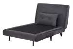 Rozkládací křeslo SMART MULTIFUNCTION 100 CM šedá manšestr