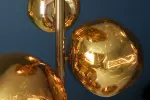 Stojací lampa LIQUID DIAMOND 170 CM zlatá