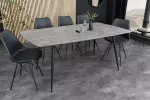 Jídelní stůl APARTMENT 120 CM vzhled šedého kamene Jídelní stůl APARTMENT 120 CM vzhled šedého kamene