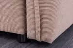 Rozkládací pohovka APARTMENT 3M 215 CM taupe manšestr