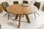 Kulatý jídelní stůl ART WOOD 140 CM masiv mango