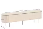 Televizní stolek ATELIER 200 CM dubová dýha Televizní stolek ATELIER 200 CM dubová dýha