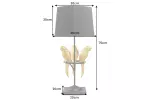 Stolní lampa WILDLIFE PARROT 75 CM černá zlatá