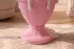 Odkládací stolek ICE CREAM 65 CM růžový/bílý