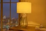 Stolní lampa CLASSICO 60 CM bílá recyklované sklo
