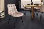 2SET jídelní židle ROADSTAR šampaňská/černá samet 2SET jídelní židle ROADSTAR šampaňská/černá samet