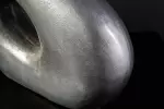 Váza RING 40 CM tmavě šedá