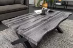 Konferenční stolek WILD 90 CM vzhled šedý divoký dub