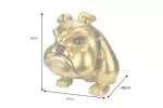 Dekorační soška BULLDOG 70 CM zlatá