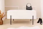 Lavice LOFT 100 CM s úložným prostorem bílá colin bouclé