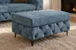 Taburet MODERN BAROCCO XL 90 CM petrolejový samet Taburet MODERN BAROCCO XL 90 CM petrolejový samet