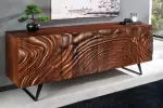 Komoda FLUID II 3D 175 CM ořechově hnědá masiv akácie