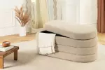 Pokojová lavice s ÚP VOQUE 115 CM taupe colin bouclé