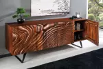 Komoda FLUID II 3D 175 CM ořechově hnědá masiv akácie