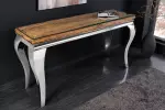 Konzolový stolek MODERN BAROCCO BARRACUDA 140 CM chrom