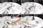 Kulatý jídelní stůl SPIN MULTICOLOR 150 CM keramika otočný