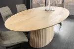 Jídelní stůl oválný ART DECO 220 CM masiv mango