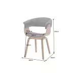 Jídelní židle MANHATTAN černá umělá kůže/dýha ořech Jídelní židle MANHATTAN černá umělá kůže/dýha ořech