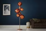 Stojací lampa LIQUID DIAMOND 170 CM měděná