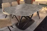 Jídelní stůl INCEPTION GREY 130-190 CM keramika rozkládací