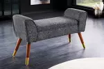 Lavice SCARLETT 90 CM antracitová colin bouclé
