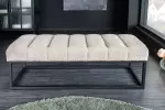 Lavice PETIT BEAUTE 110 CM greige šampaňská colin bouclé
