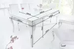 Jídelní stůl MODERN BAROCCO 200 CM bílý