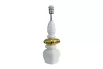 Stolní lampa s nastavitelným stínidlem STONES OF ZEN 70 CM bílá/zlatá