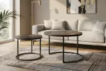 2SET konferenční stolek ELEGANCE AURORA ORO 75 CM keramika 2SET konferenční stolek ELEGANCE AURORA ORO 75 CM keramika