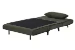 Rozkládací křeslo SMART MULTIFUNCTION 100 CM zelená manšestr